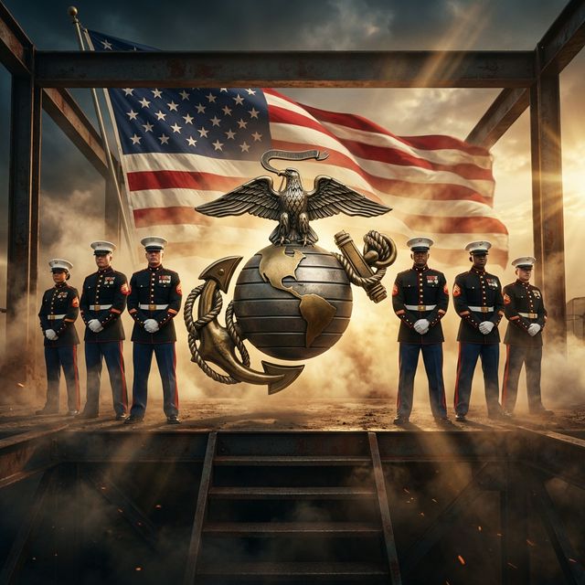 US Marines custom coins