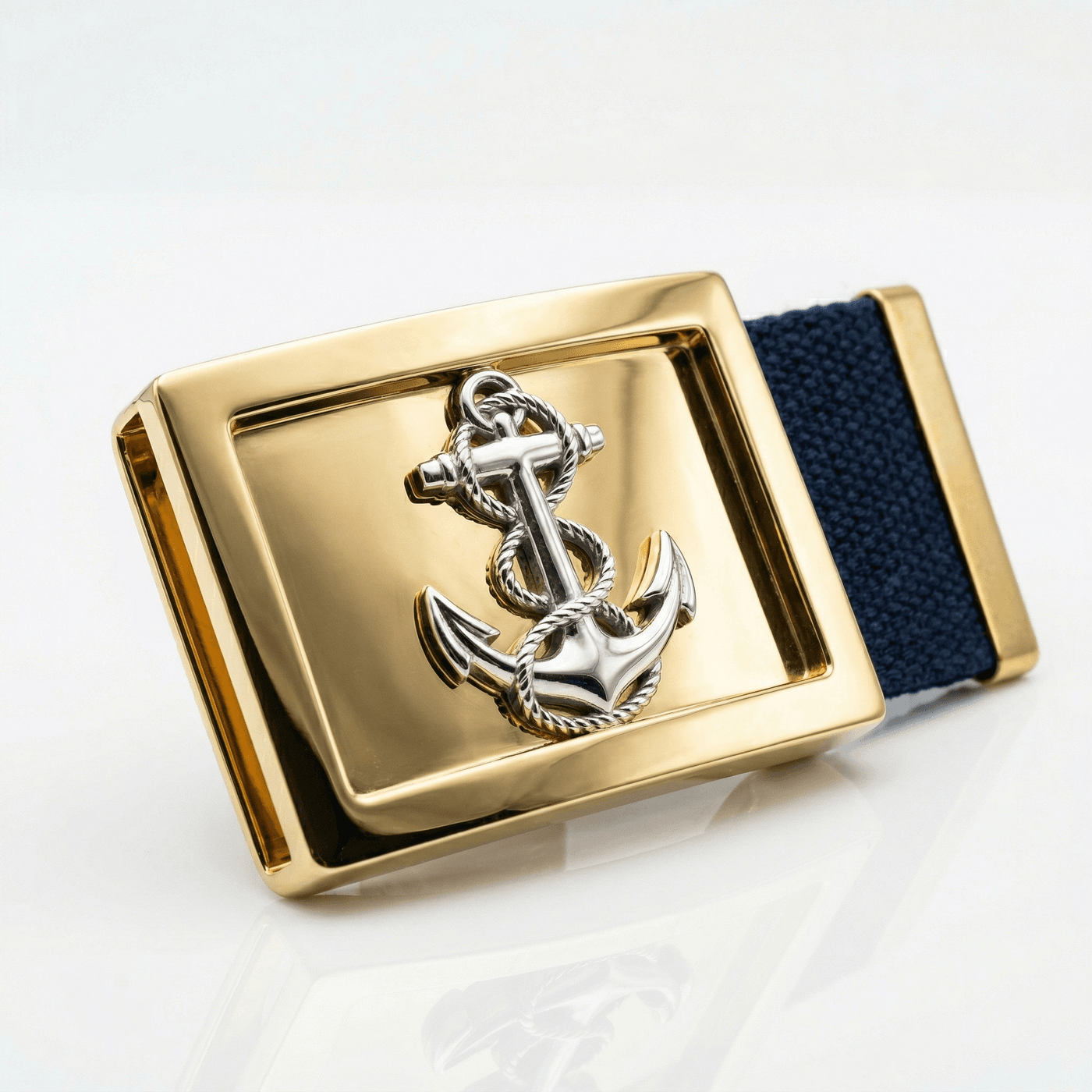 Navy Anchor Belt Buckle