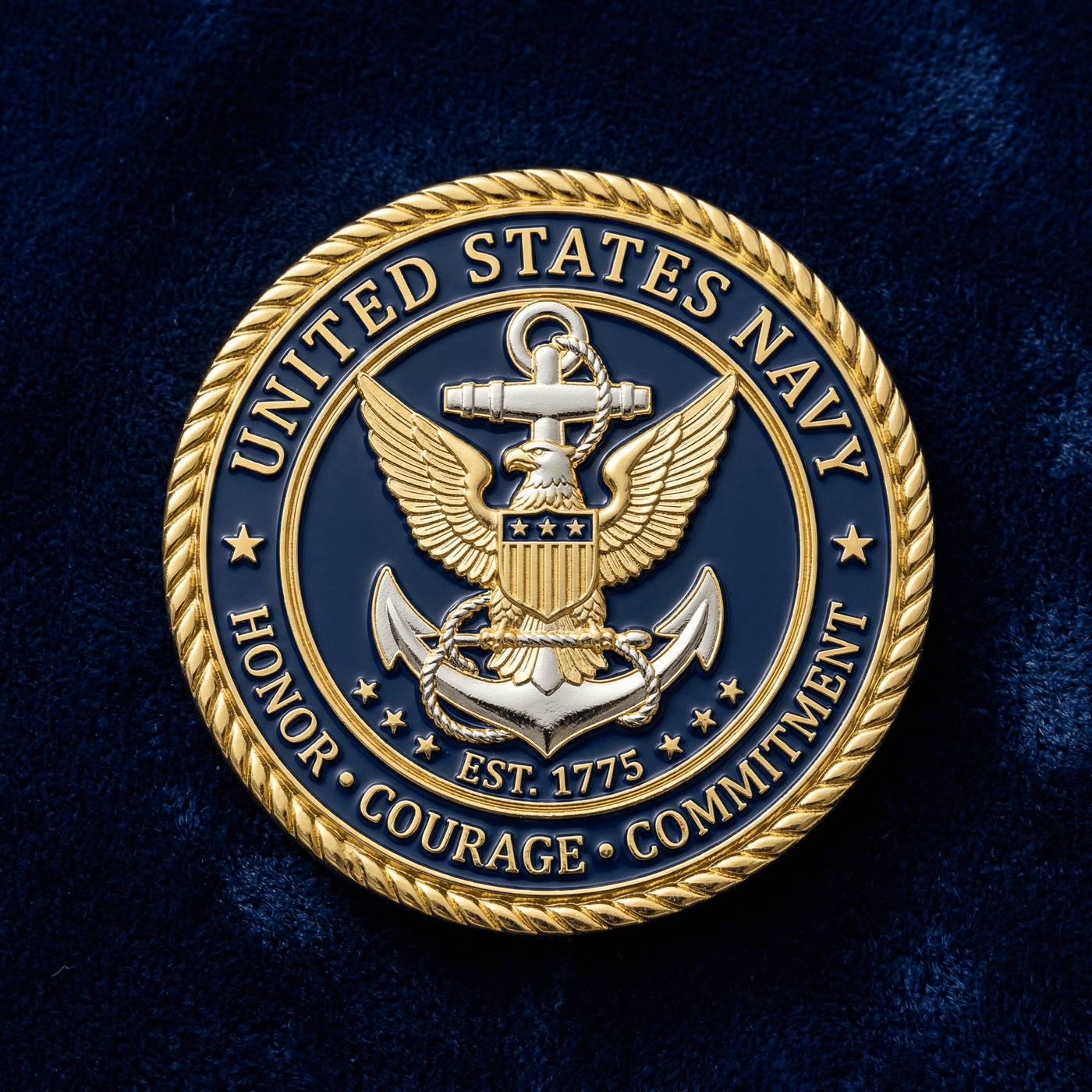 US Navy custom coins