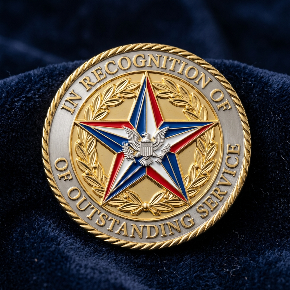 Custom recognition / award challenge coin