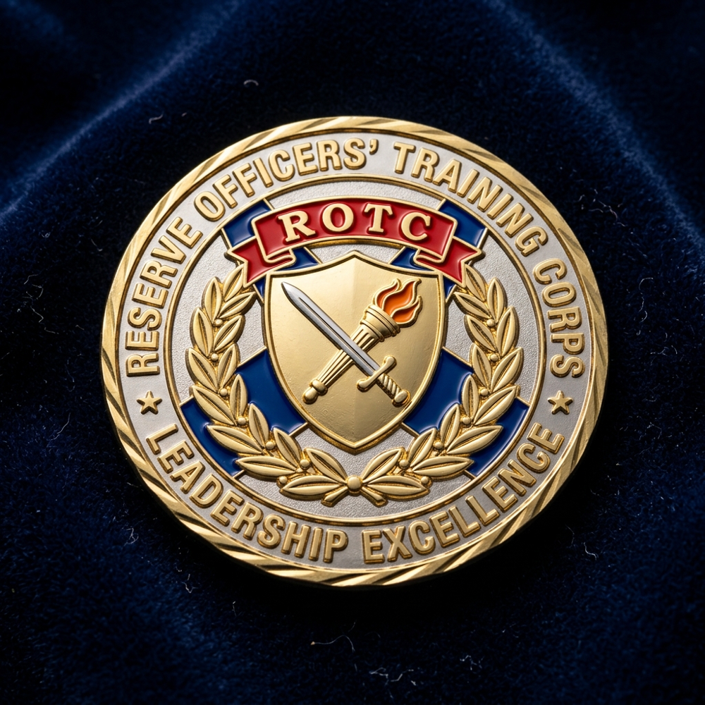 ROTC custom coins