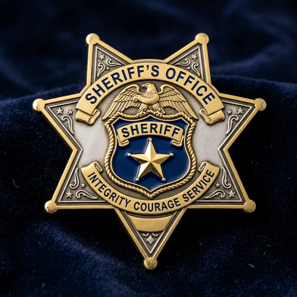 Sheriff Departments custom coins